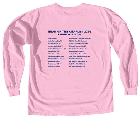 SRN HOCR26 Event Shirt, a Blossom Comfort Colors Long Sleeve Tee