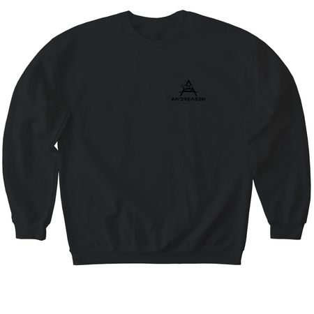 Andreasen Angus, a Black Softstyle Crewneck Sweatshirt