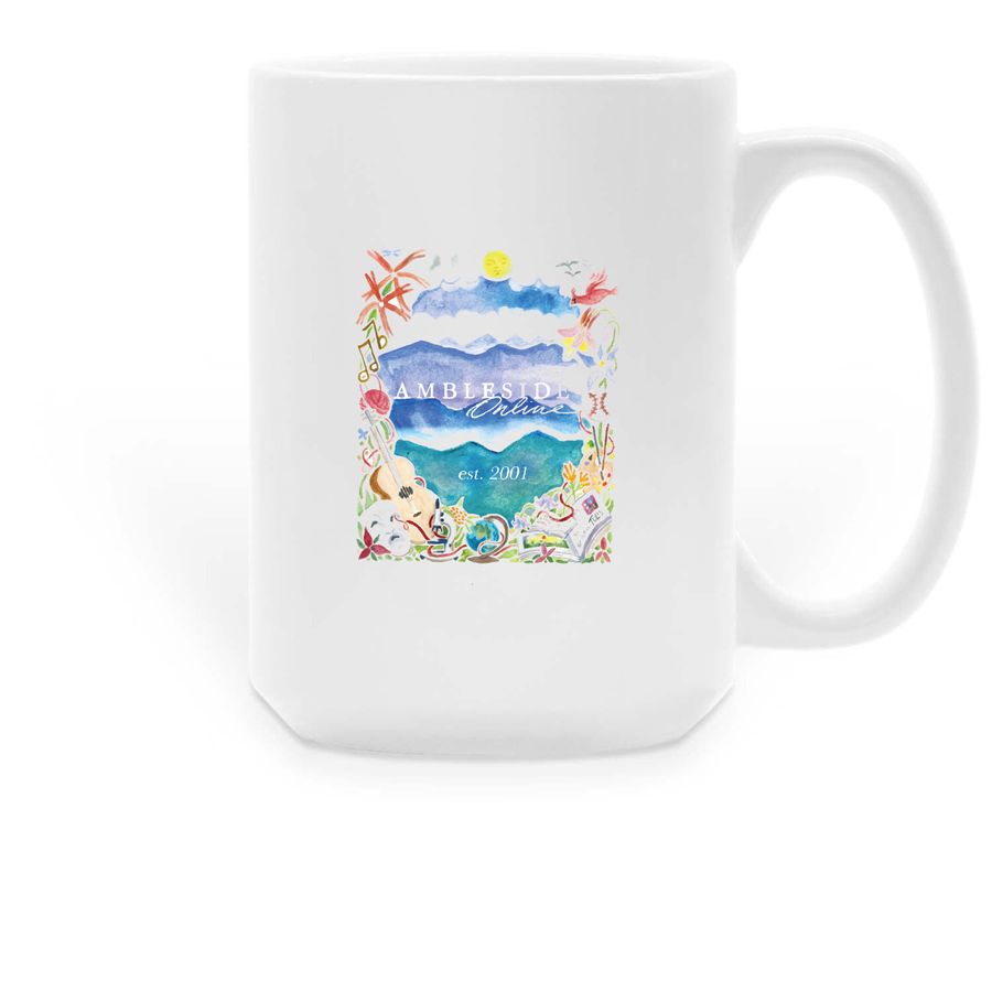 AmblesideOnline, a White Large Coffee Mug