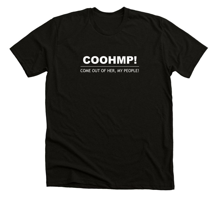 COOHMP!, a Solid Black Blend Premium Unisex Tee