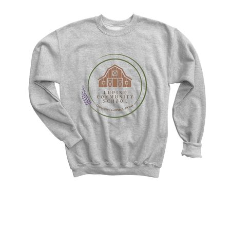Lupine Community School, a Sport Grey Youth Crewneck Sweatshirt