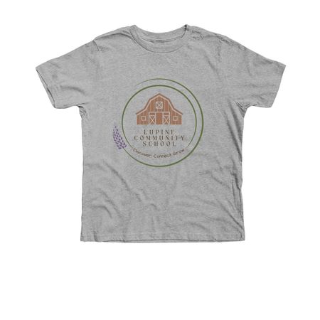 Lupine Community School, a Athletic Heather Premium Youth Tee