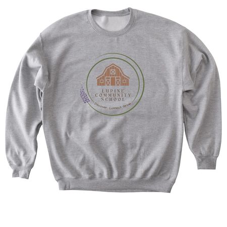 Lupine Community School, a Sport Grey Softstyle Crewneck Sweatshirt