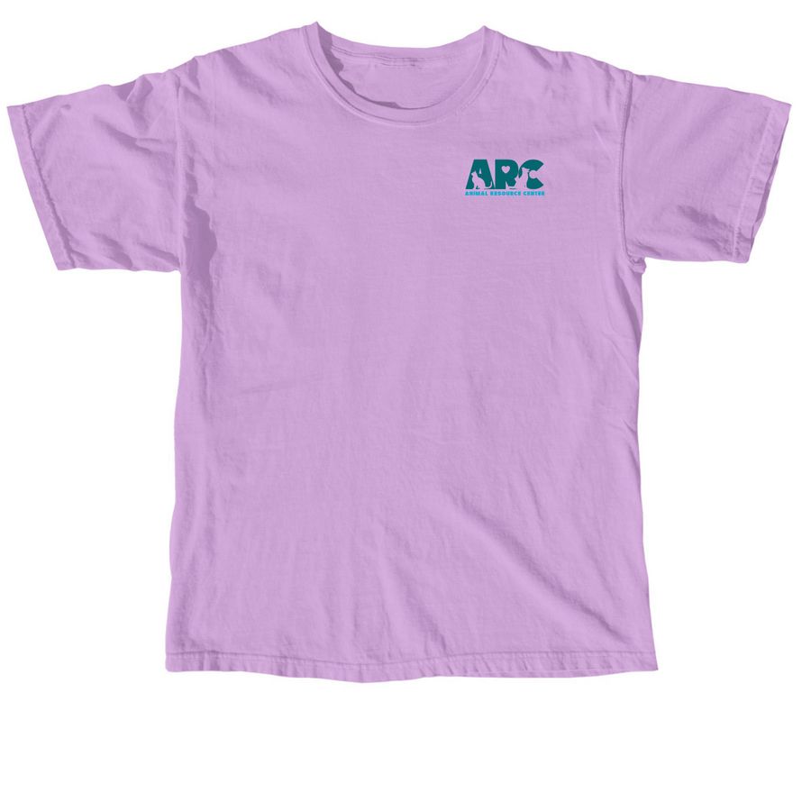 Dog Lover?Tarot Card, a Neon Violet Comfort Colors Unisex Tee