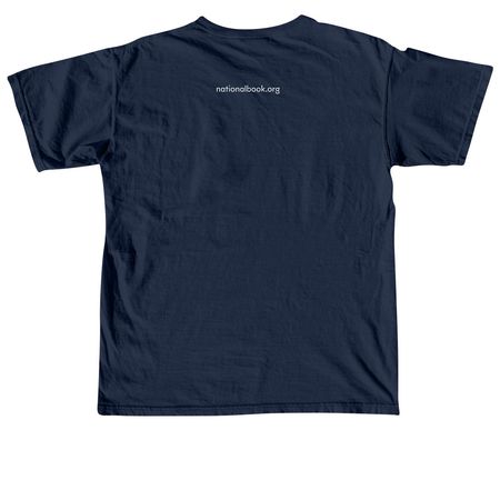 National Book Foundation t-shirt, a True Navy Comfort Colors Unisex Tee (back-view)