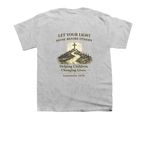 Let Your Light Shine: Guatemala Mission, a Sport Grey Youth Unisex Tee (back-view)