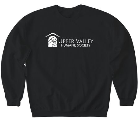 UVHS Team Swag, a Black Softstyle Crewneck Sweatshirt