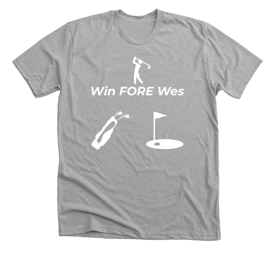 Team Wesley, a Athletic Heather Premium Unisex Tee