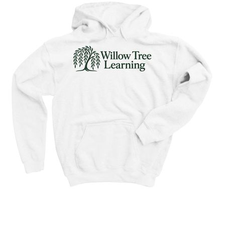 Willow Tree Learning, a White Youth Pullover Hoodie