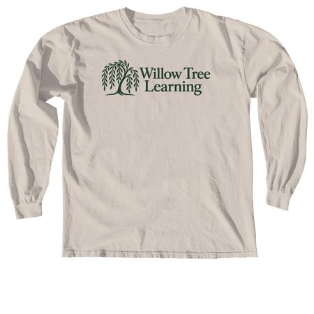 Willow Tree Learning, a Ivory Comfort Colors Long Sleeve Tee