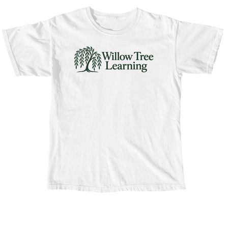 Willow Tree Learning, a White Comfort Colors Unisex Tee
