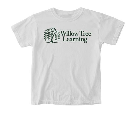 Willow Tree Learning, a White Comfort Colors Youth Tee