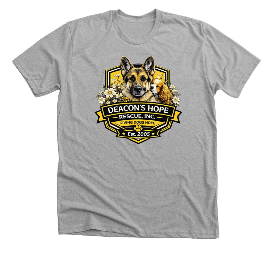 Spring Fundraiser, a Athletic Heather Premium Unisex Tee