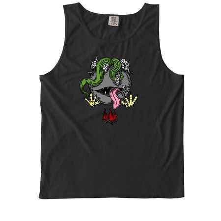 Bagagwa Shirts!, a Black Comfort Colors Tank Top