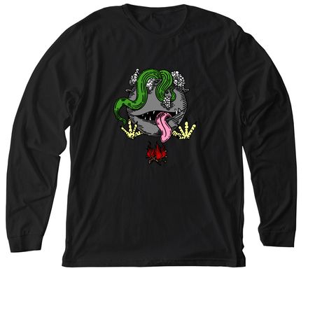 Bagagwa Shirts!, a Solid Black Blend Premium Long Sleeve Tee