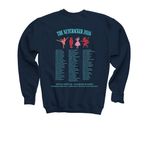 Nutcracker 2026 Cast T-shirts, a Navy Youth Crewneck Sweatshirt (back-view)