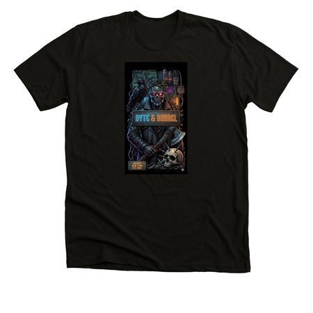 Ribbon's Robot, a Solid Black Blend Premium Unisex Tee