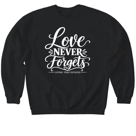 Living Tree Estates, a Black Softstyle Crewneck Sweatshirt