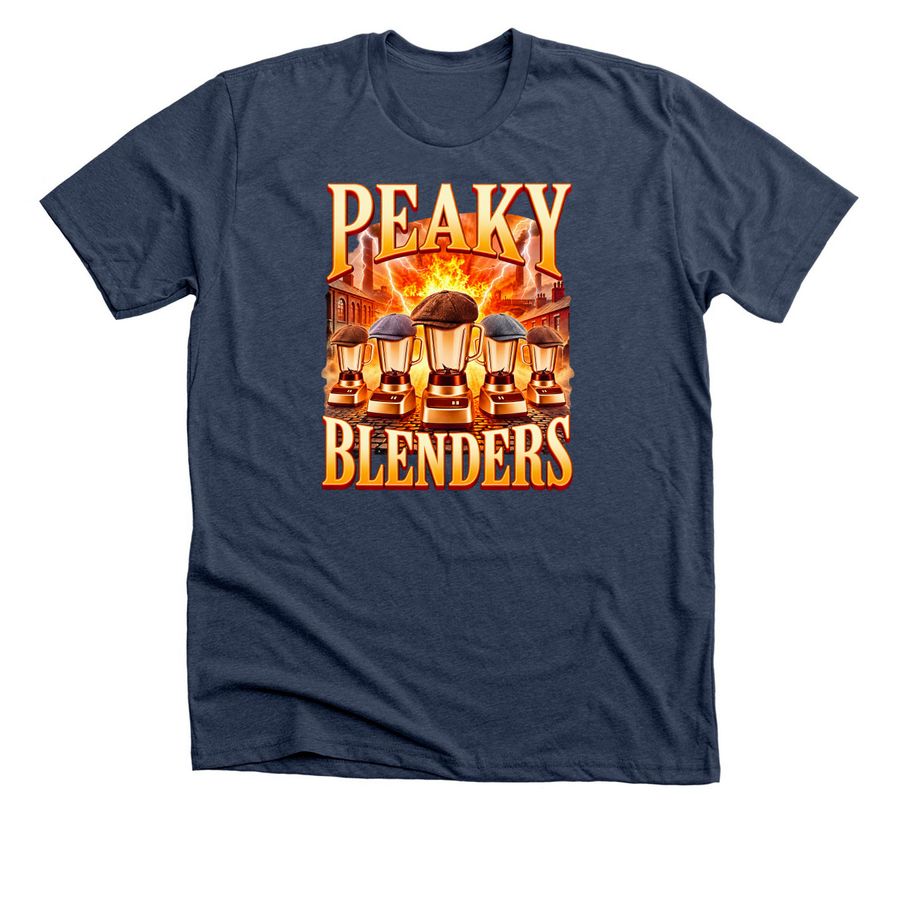Peaky Blenders Parody Kitchen Appliance Shirt, a Heather Navy Premium Unisex Tee