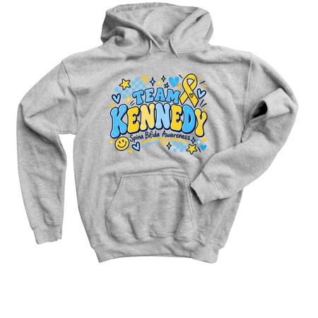 Team Kennedy&nbsp;, a Sport Grey Youth Pullover Hoodie