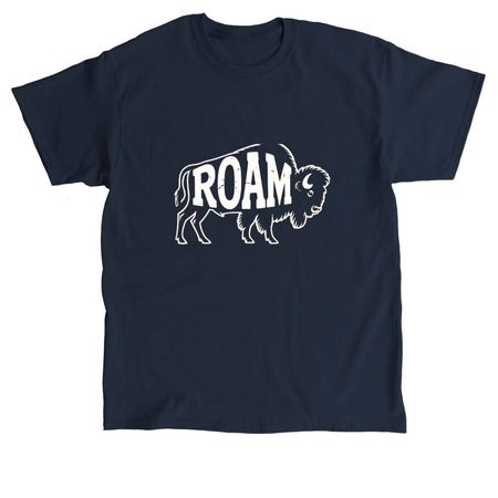 Roam, a Navy Classic Unisex Tee