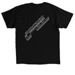 P.U.S.H., a Black Classic Unisex Tee (back-view)