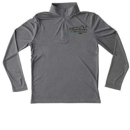 Summer Styles, a Grey Concrete Youth Performance Quarter Zip Pullover