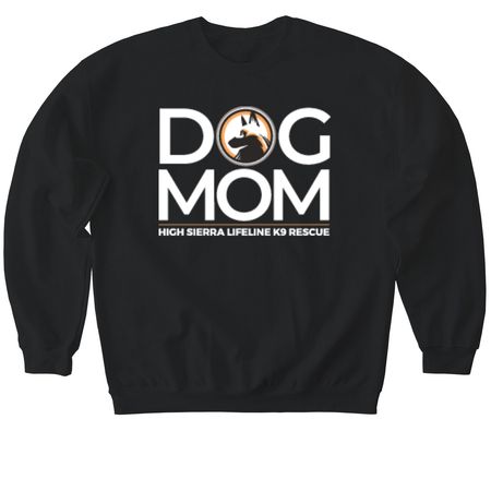 DOG MOM Shirts & Sweatshirts, a Black Softstyle Crewneck Sweatshirt