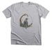 Halloween shirt: Crow, a Athletic Heather Premium Unisex Tee