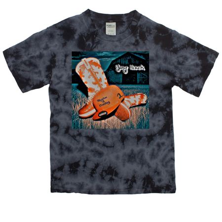 R&C2 Merch, a Black Youth Crystal Tie Dye Tee