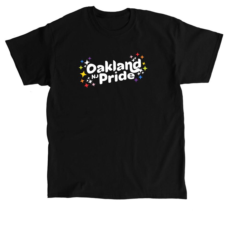 Oakland NJ Pride, a Black Classic Unisex Tee
