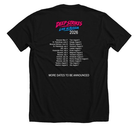 Ukraine: The Winners Tour, a Solid Black Blend Premium Unisex Tee (back-view)