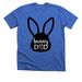 Bunny Dad apparel, a Heather True Royal Premium Unisex Tee