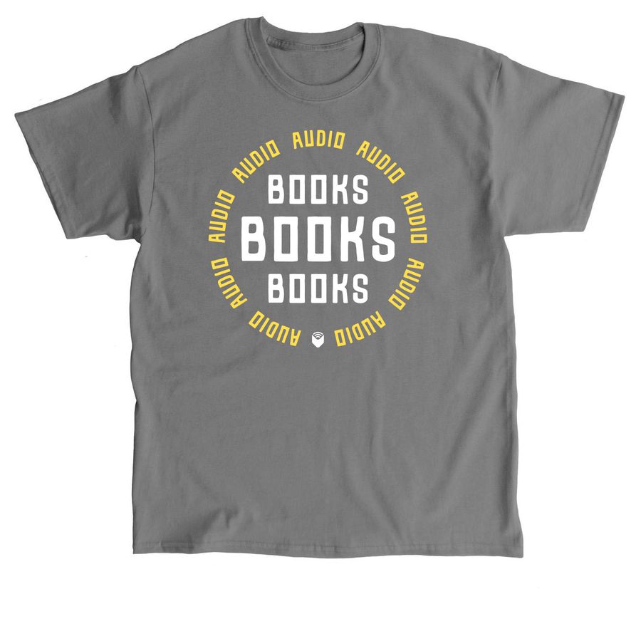 Books Books Books, a Charcoal Classic Unisex Tee