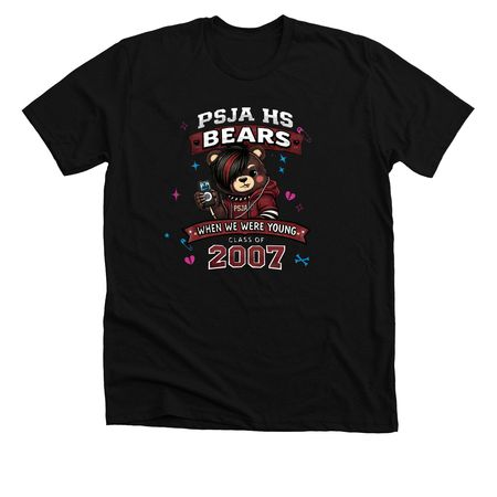 When we were young, a Solid Black Blend Premium Unisex Tee