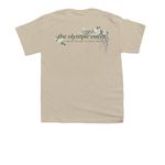 Turning Page, a Sand Youth Unisex Tee (back-view)