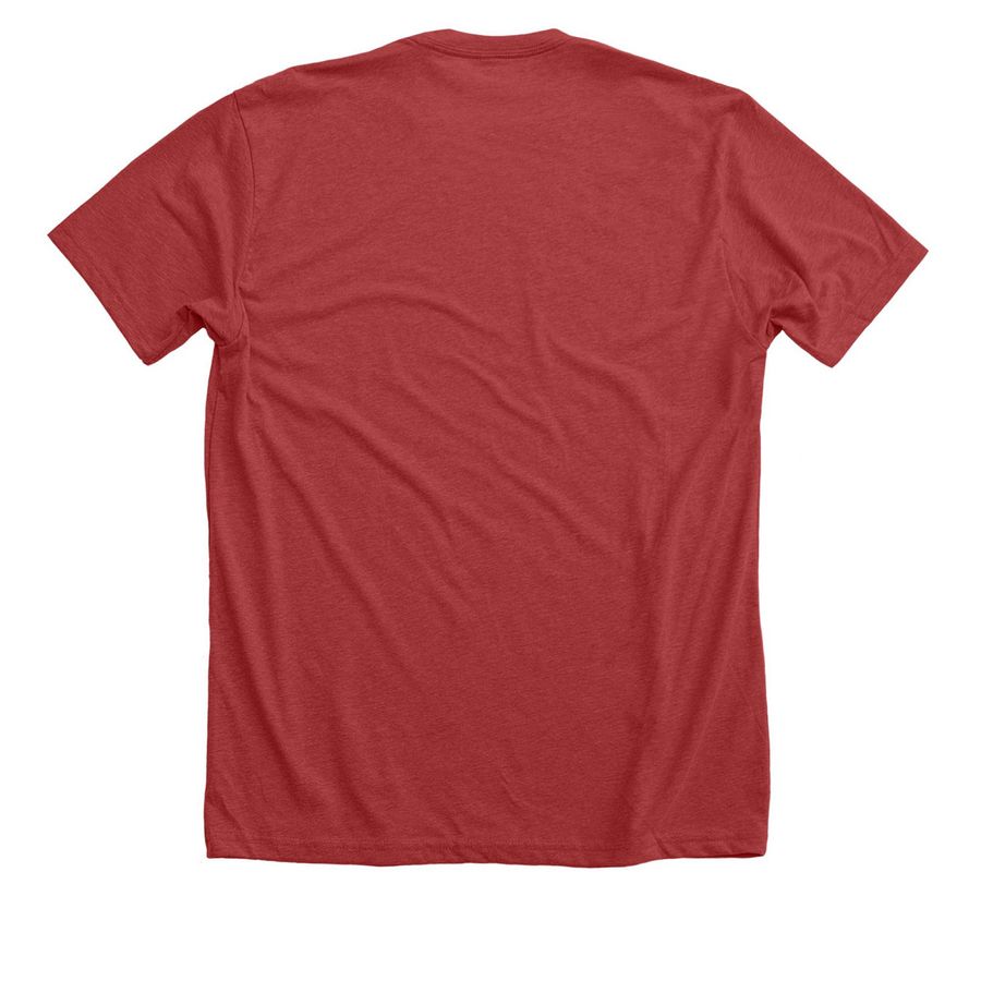 Everybody Counts Or Nobody Counts Fundraiser, a Heather Canvas Red Premium Unisex Tee (back-view)