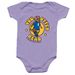 You Otter Read Onesie, a Lavender Infant Onesie