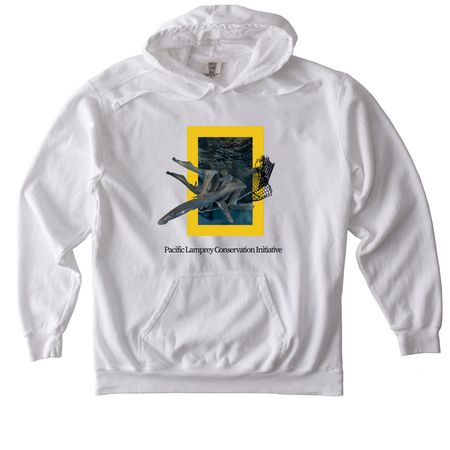 PLCI Trendy, a White Comfort Colors Pullover Hoodie
