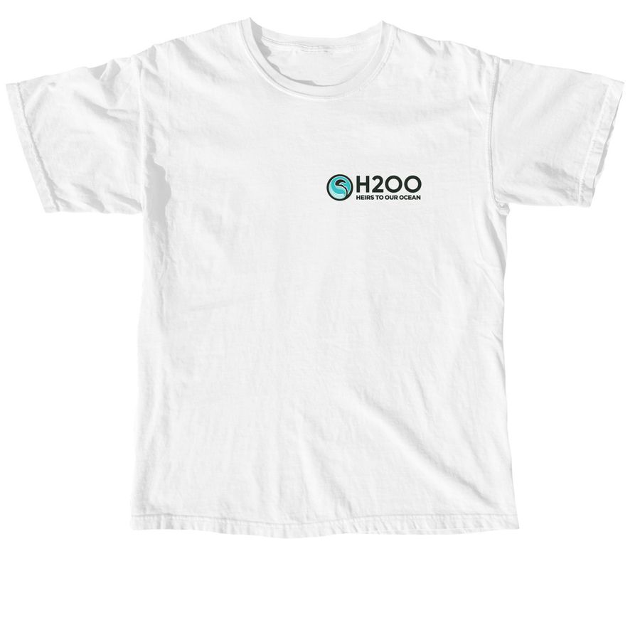 Heirs To Our Ocean - Classic White, a White Comfort Colors Unisex Tee