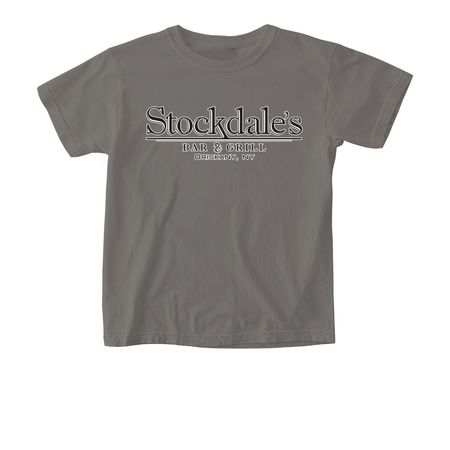 Stockdale?s Bar & Grill Logo, a Grey Comfort Colors Youth Tee
