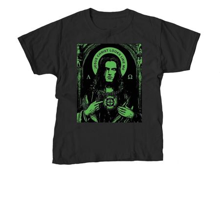 Jesus Looks Like Me, a Black Youth Unisex Tee
