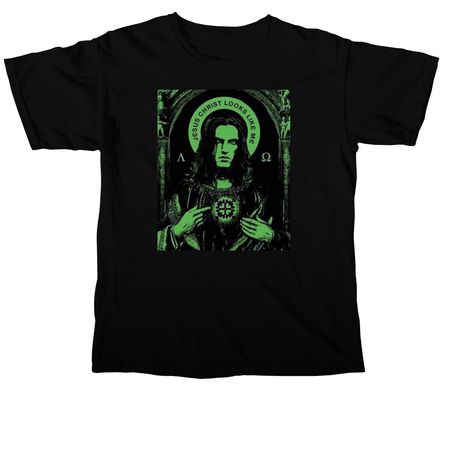 Jesus Looks Like Me, a Black Comfort Colors Unisex Tee