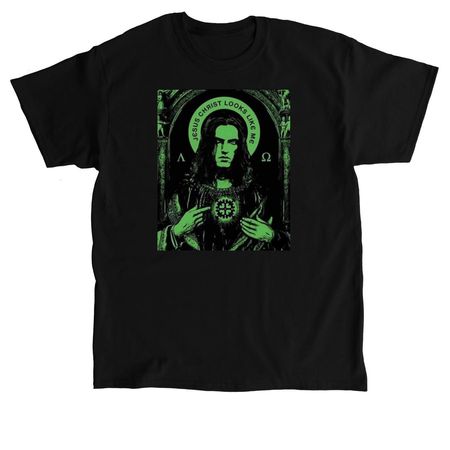 Jesus Looks Like Me, a Black Classic Unisex Tee