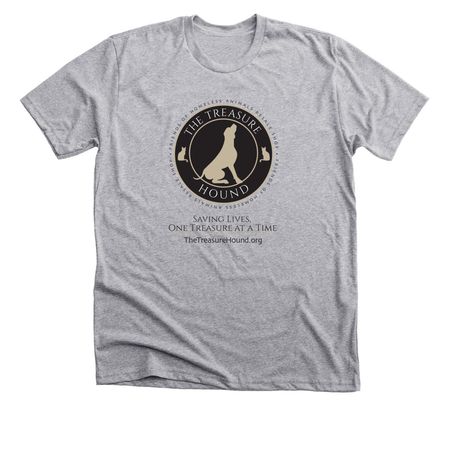 Treasure Hound T-Shirt, a Athletic Heather Premium Unisex Tee