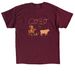 Class of 2030 T-Shirt, a Maroon Classic Unisex Tee (back-view)