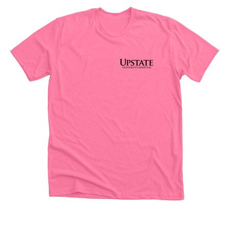 Breast Cancer shirt, a Neon Pink Premium Unisex Tee