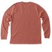 Stanbridge Long Sleeve Tees, a Heather Clay Premium Long Sleeve Tee (back-view)
