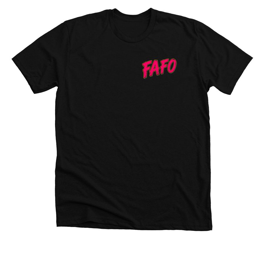 MVAS FAFO&nbsp;, a Solid Black Blend Premium Unisex Tee