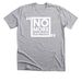 No More CRAPtions | White, a Athletic Heather Premium Unisex Tee